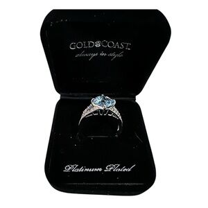 Stunning Blue Gemstone Ring by Gold Coast size 10